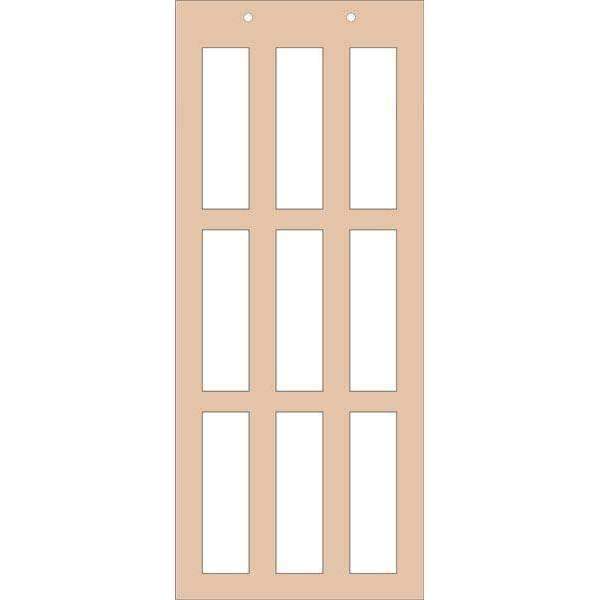 35 x 120mm Rectangle Stencil Template - Perfect for DIY Crafts, Scrapbooking, and Wall Painting Projects