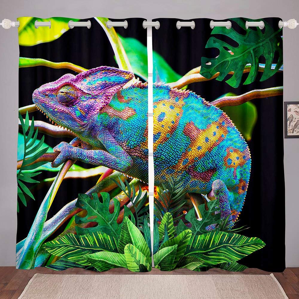 Erosebridal Kids Jungle Animal Curtains - 52