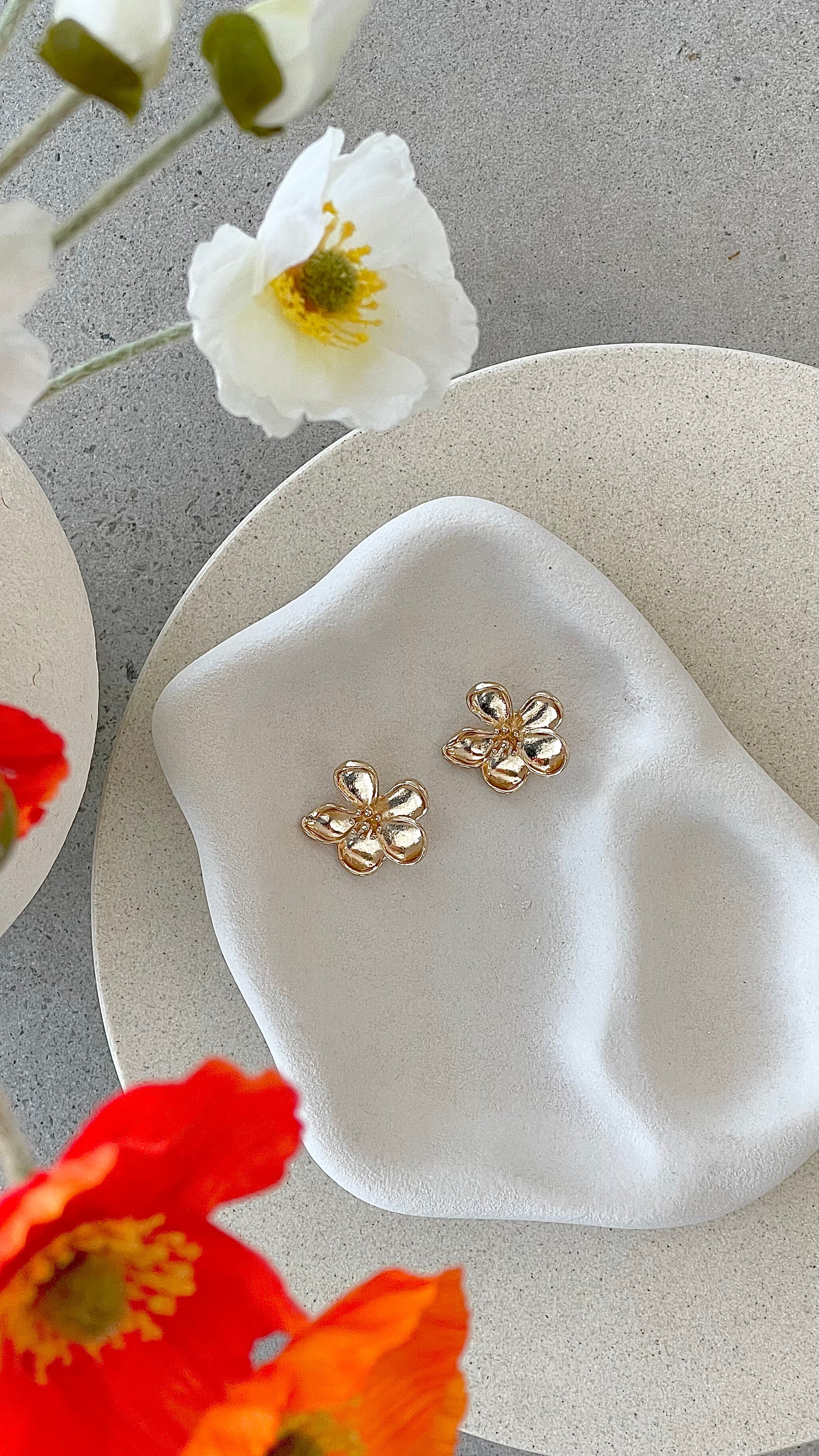 Elegant Gold Mare Earrings for Women - Perfect for Parties, Weddings & Everyday Wear