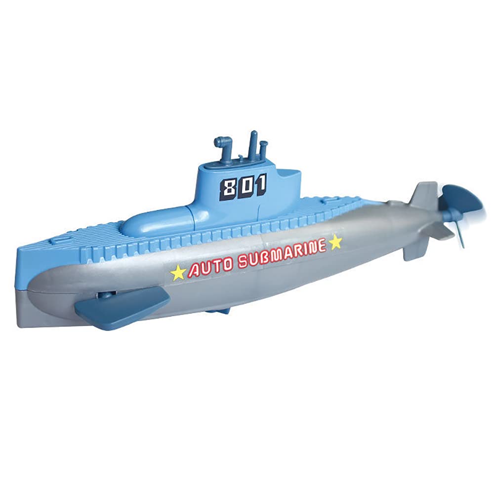 Wind Up Submarine Bath Toy - Clockwork Pigboat Floating Toy for Kids, Swimming Bathtub & Fish Tank Water Play - Fun Submarine Model Toy for Boys and Girls - Perfect for Bathtime, Pool Parties & Sensory Play