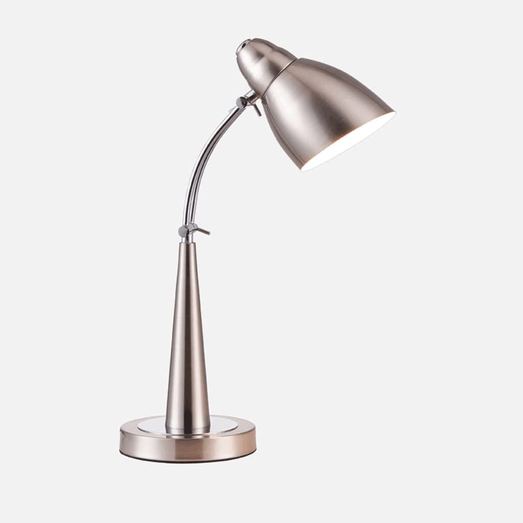 PQKDY Adjustable LED Study Desk Lamp - 30x45cm Nordic Warm Light with Dimmer Switch for College Dorm, Office & Bedroom - Perfect for Reading, Working & Nightstand Lighting