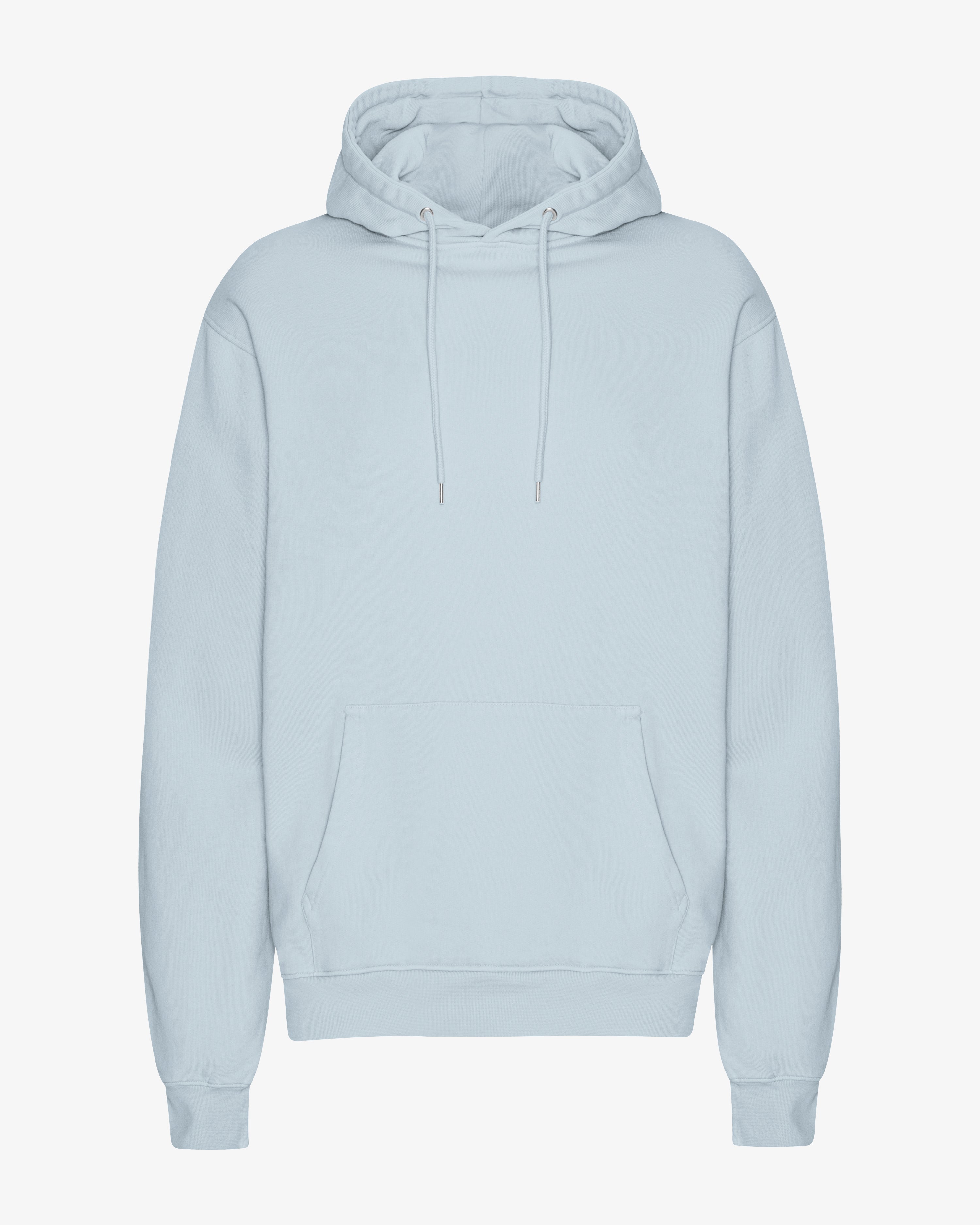 Classic Organic Cotton Hoodie - Soft & Comfortable Powder Blue Pullover for Men & Women | Perfect for Casual Wear, Loungewear & Outdoor Activities