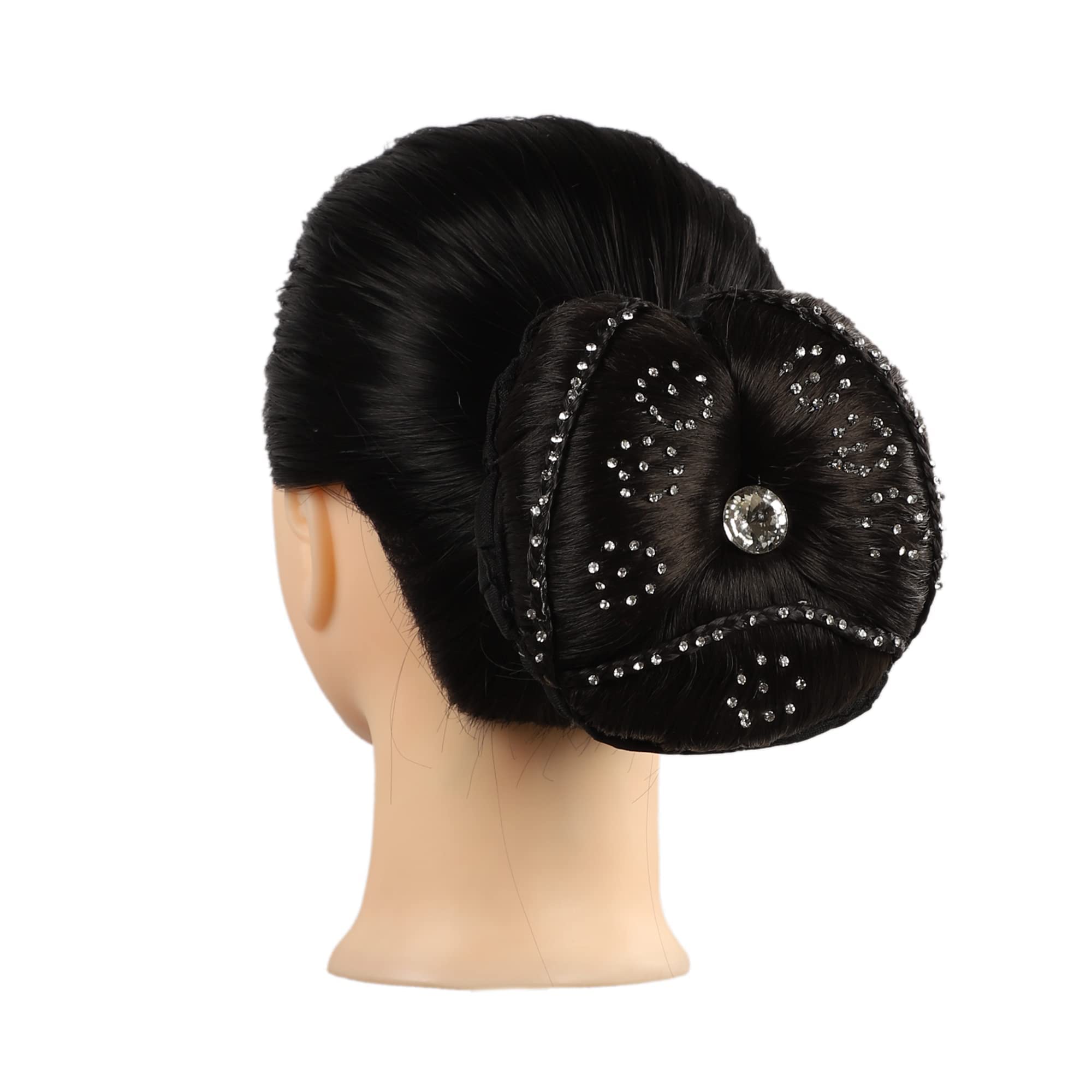 Neaama Juda Hair Bun for Women & Girls - Brown | Stylish Hair Accessory for Parties & Work
