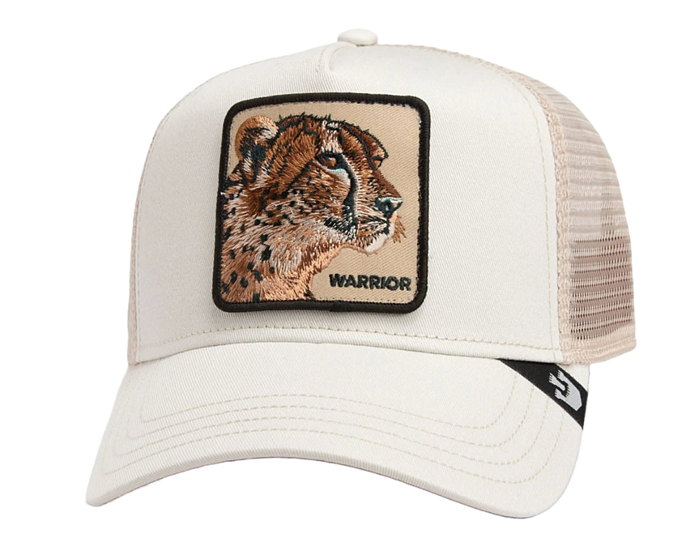 Goorin 'The Warrior' Trucker Style Baseball Cap in Cream - Stylish & Comfortable Hat for Men & Women - Perfect for Outdoor Activities, Sports & Casual Wear