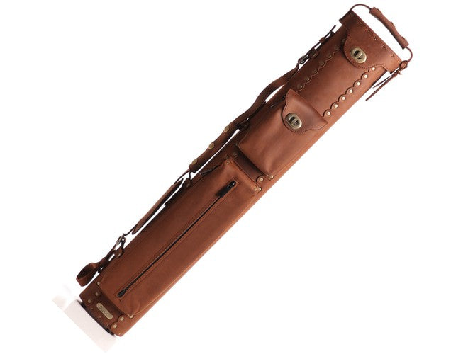 Instroke Buffalo 2x3 Leather Billiard Cue Case - Durable & Stylish Pool Accessory for Players & Collectors - Perfect for Bars, Tournaments & Home Use
