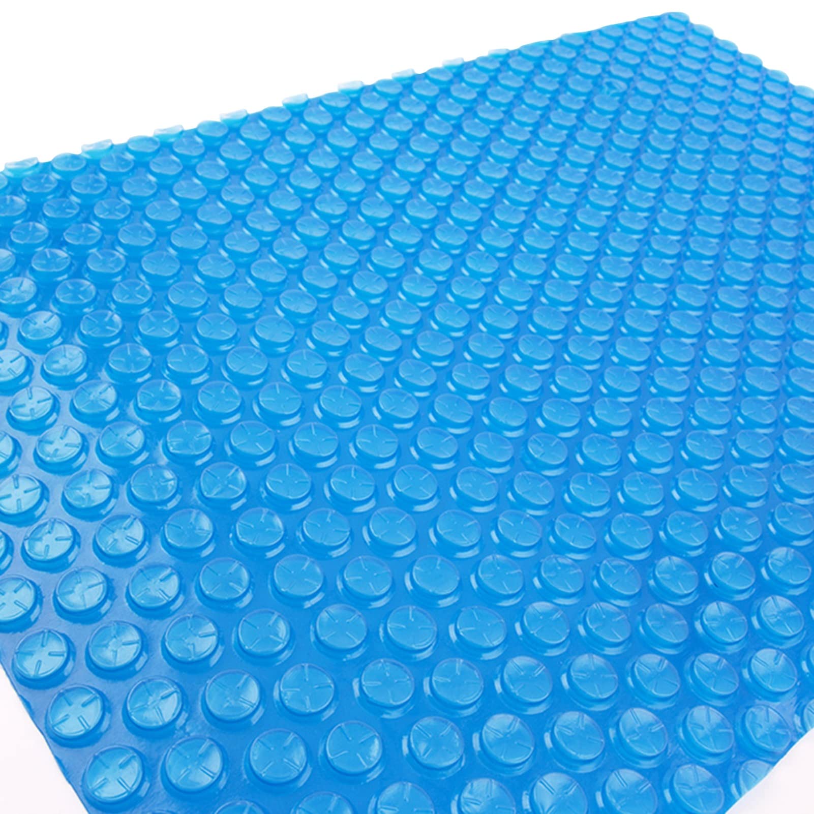 Premium Solar Pool Cover with Air Bubbles - 18ft x 18ft Rectangle/Square Thermal Blanket for Indoor & Outdoor Pools | Dust Protection, Heat Retention & Energy Savings | Perfect for Home Spas, Backyard Pools Year-Round Use