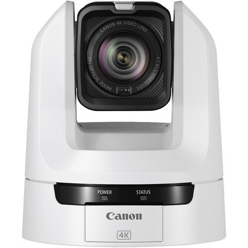 Canon CR N100 4K NDI PTZ Camera with 20x Optical Zoom - Professional Live Streaming & Video Conferencing (Titanium White) - Perfect for Church Broadcasts, Studio Productions & Remote Interviews