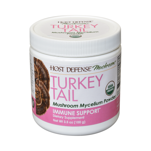 Organic Turkey Tail Mushroom Mycelium Powder - Immune Support Supplement - Vegan & Gluten-Free - Boost Wellness for Daily Health & Fitness Routines