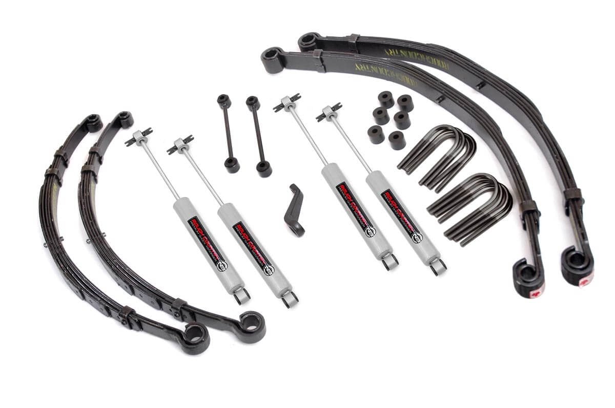 4 Inch Lift Kit for Jeep CJ 7 4WD (1982-1986) - Heavy Duty Suspension System - Off-Road Upgrade - Model 67530 - Perfect for Trail Riding & Rock Crawling