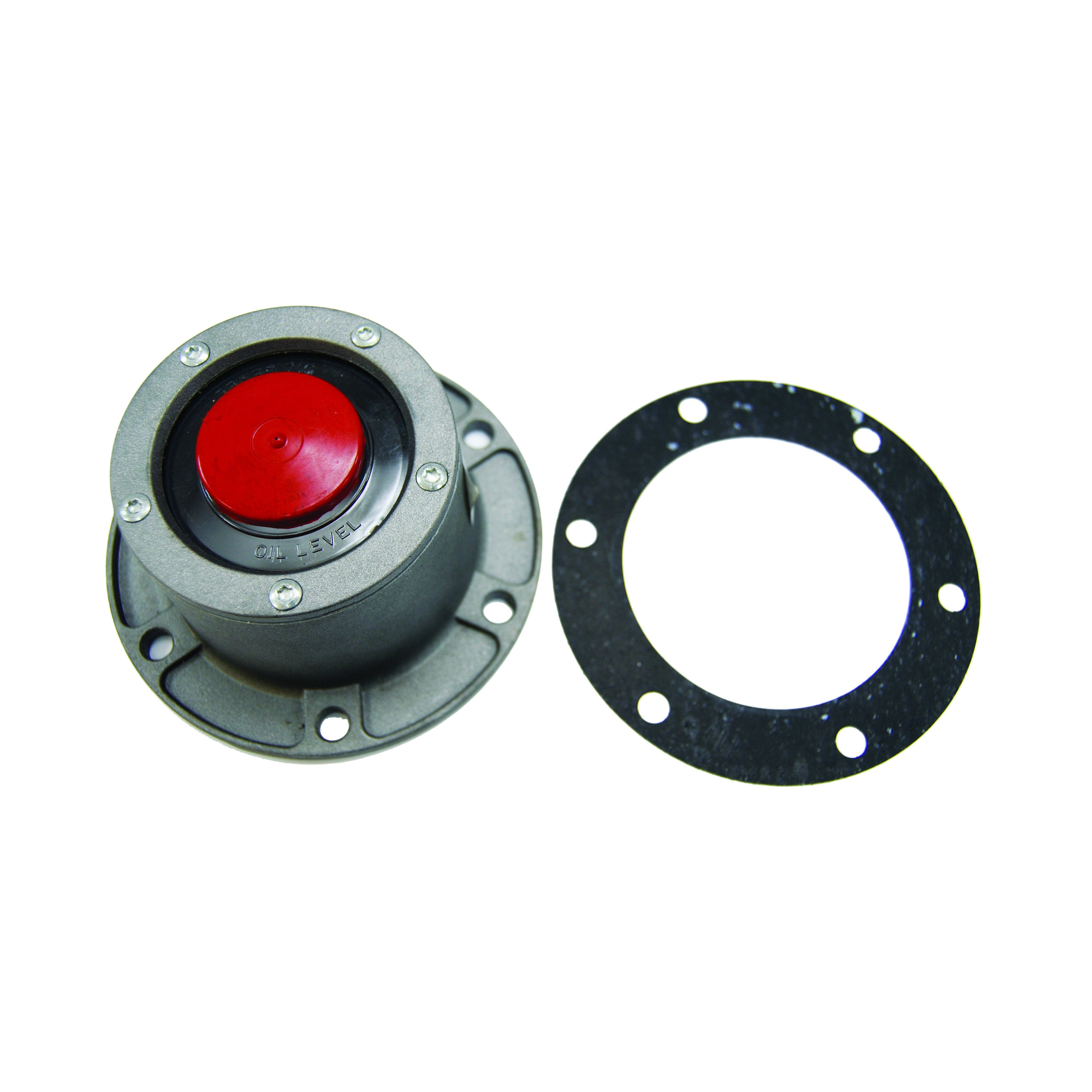 Fortpro Aluminum Steer Axle Hub Cap with 6 Holes & Gasket - Compatible with Stemco 343 4024 | F276182 Replacement Part | Durable Truck Wheel Cover for Heavy-Duty Vehicles & Trailers