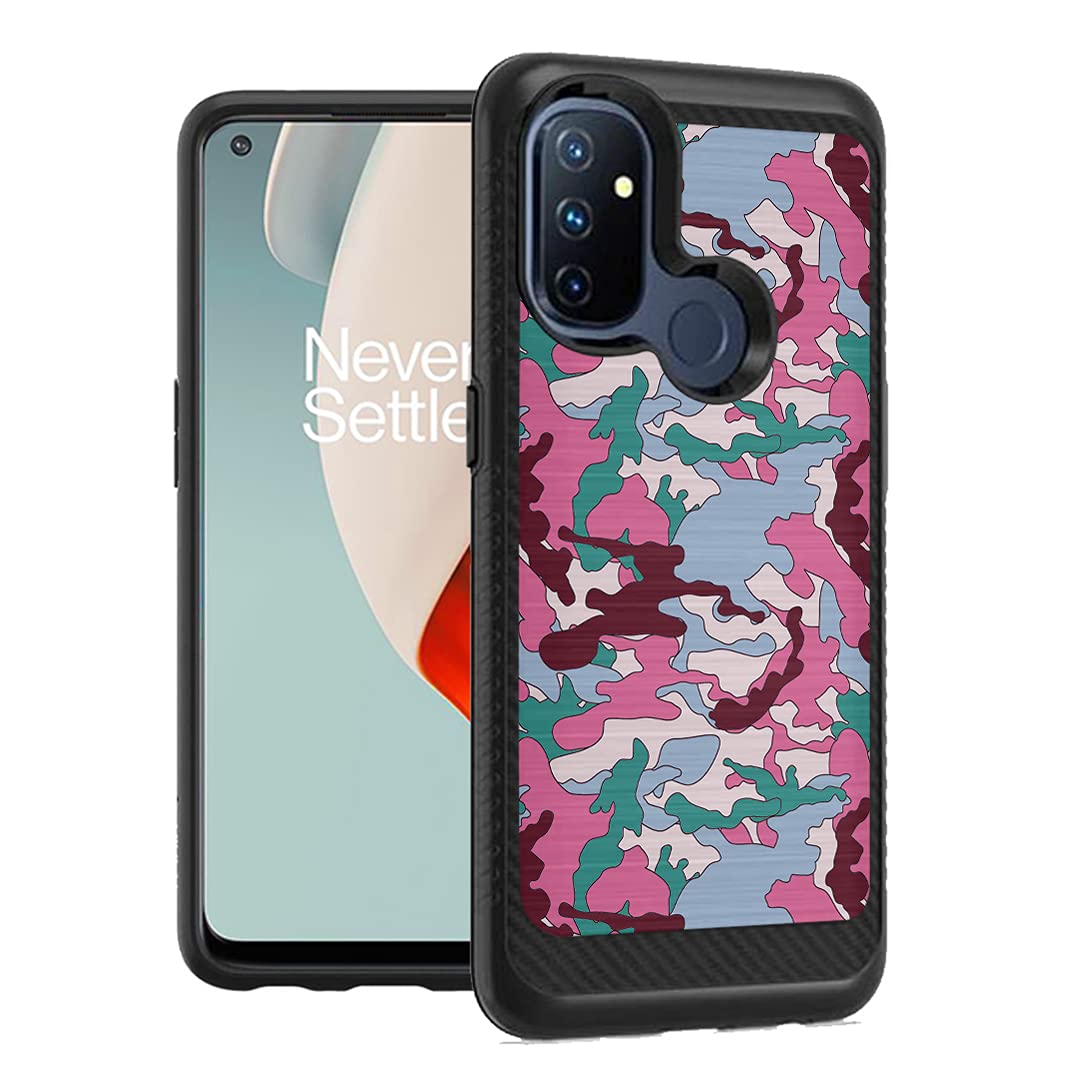 OnePlus Nord N100 Case - Shockproof Slim Cover with Cute Cartoon Camo for Girls & Women