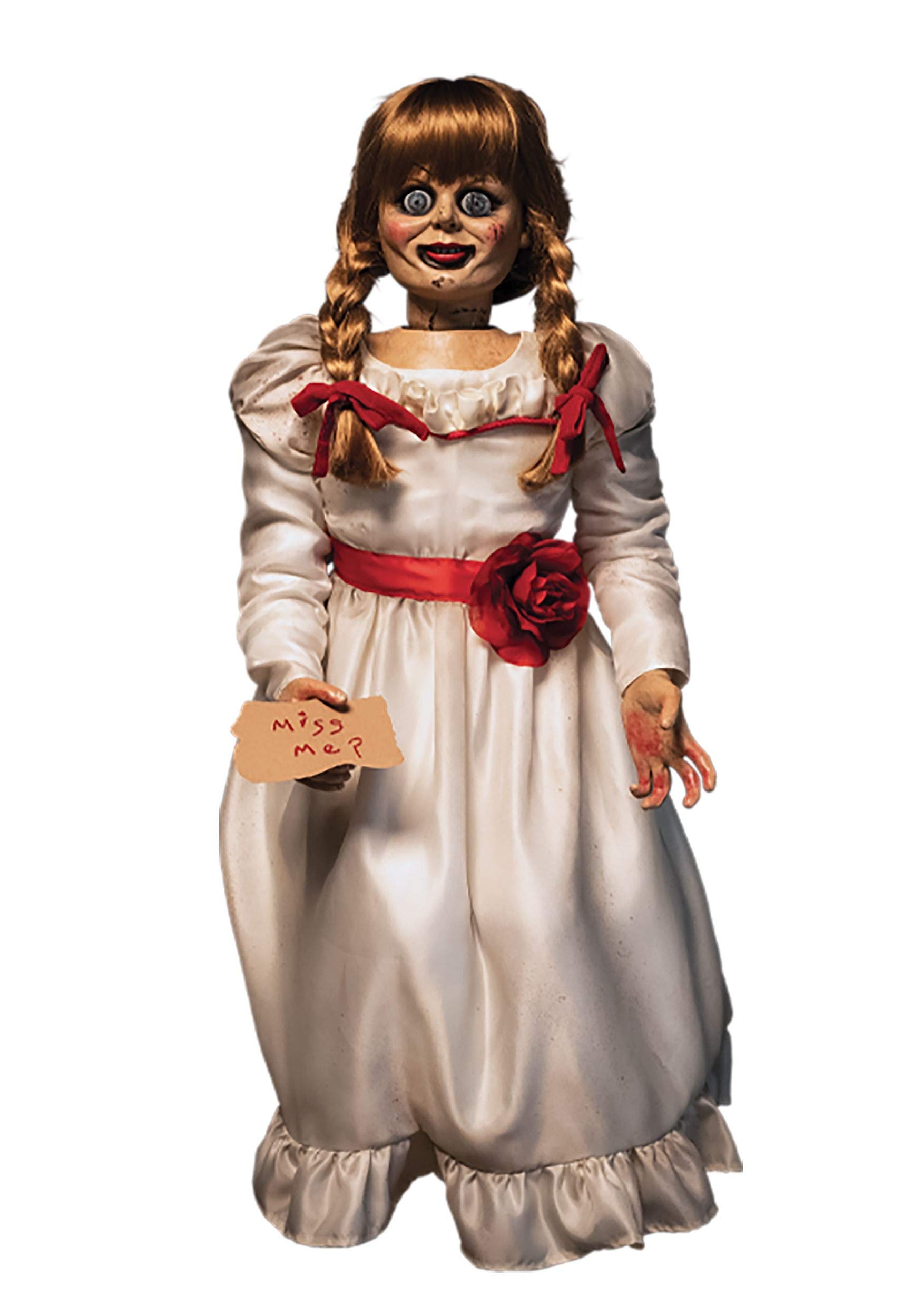 Trick Or Treat Studios The Conjuring Collector's Annabelle Doll Prop Standard - Horror Movie Replica for Halloween Decor & Scary Collections