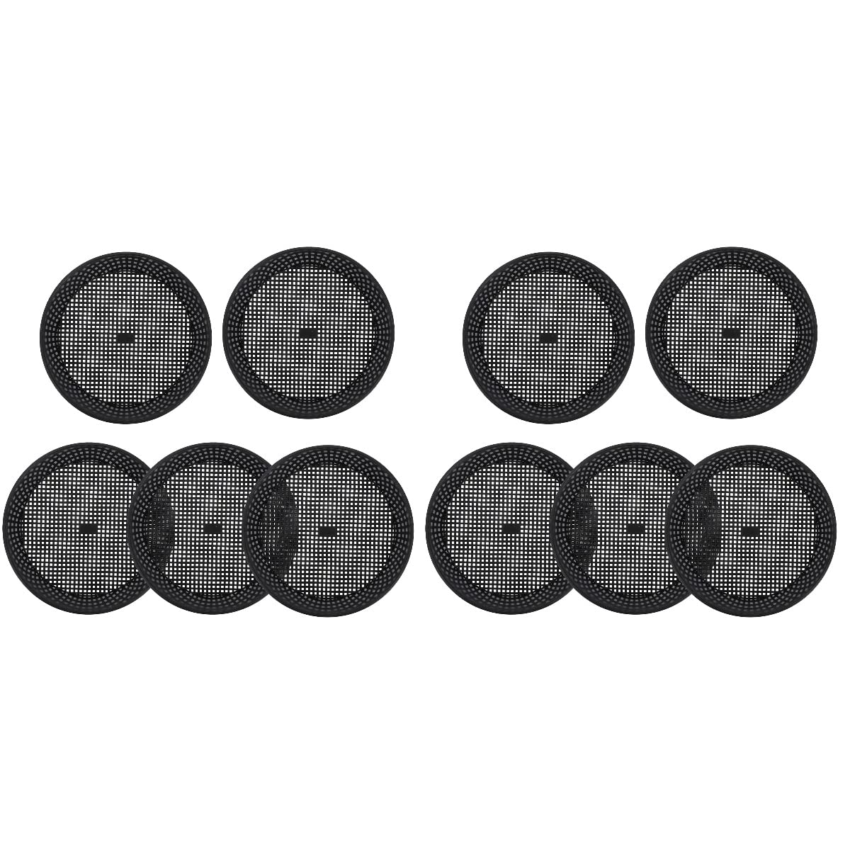Happyyami 10-Piece Garden Sieve Set - Fine Mesh Soil Sifter for Planting, Composting & Gardening - Perfect for Soil Aeration, Sand Screening & Seed Starting - Durable Mini Riddle Sieves for Gardeners & Landscaping Professionals