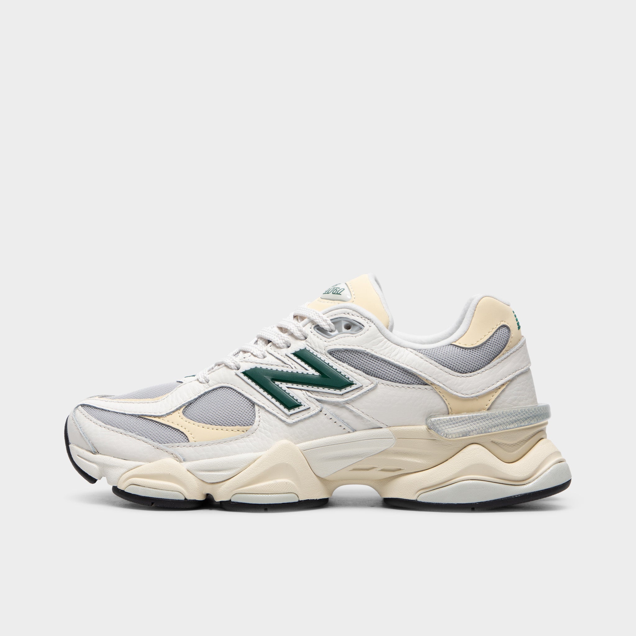 New Balance U9060ESE Running Shoes for Men - Sea Salt & Marsh Green - Lightweight & Comfortable for Jogging, Gym, and Daily Wear