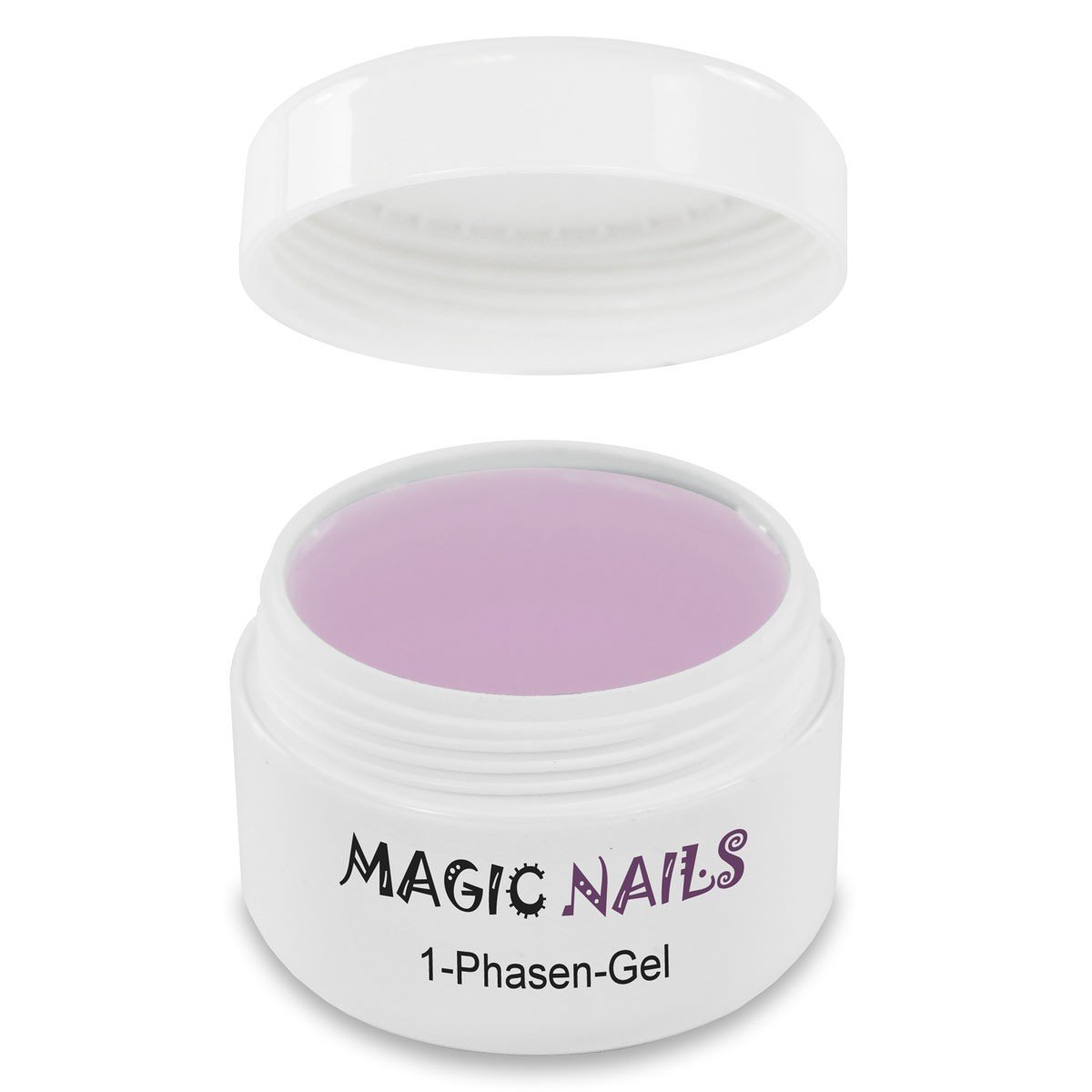 Magic UV Gel Nails Basic Phase 1 - Medium Pink - 30ml Professional Soak Off Gel Polish for Long-Lasting Manicure | Perfect for Nail Salons, Home Use & Special Occasions