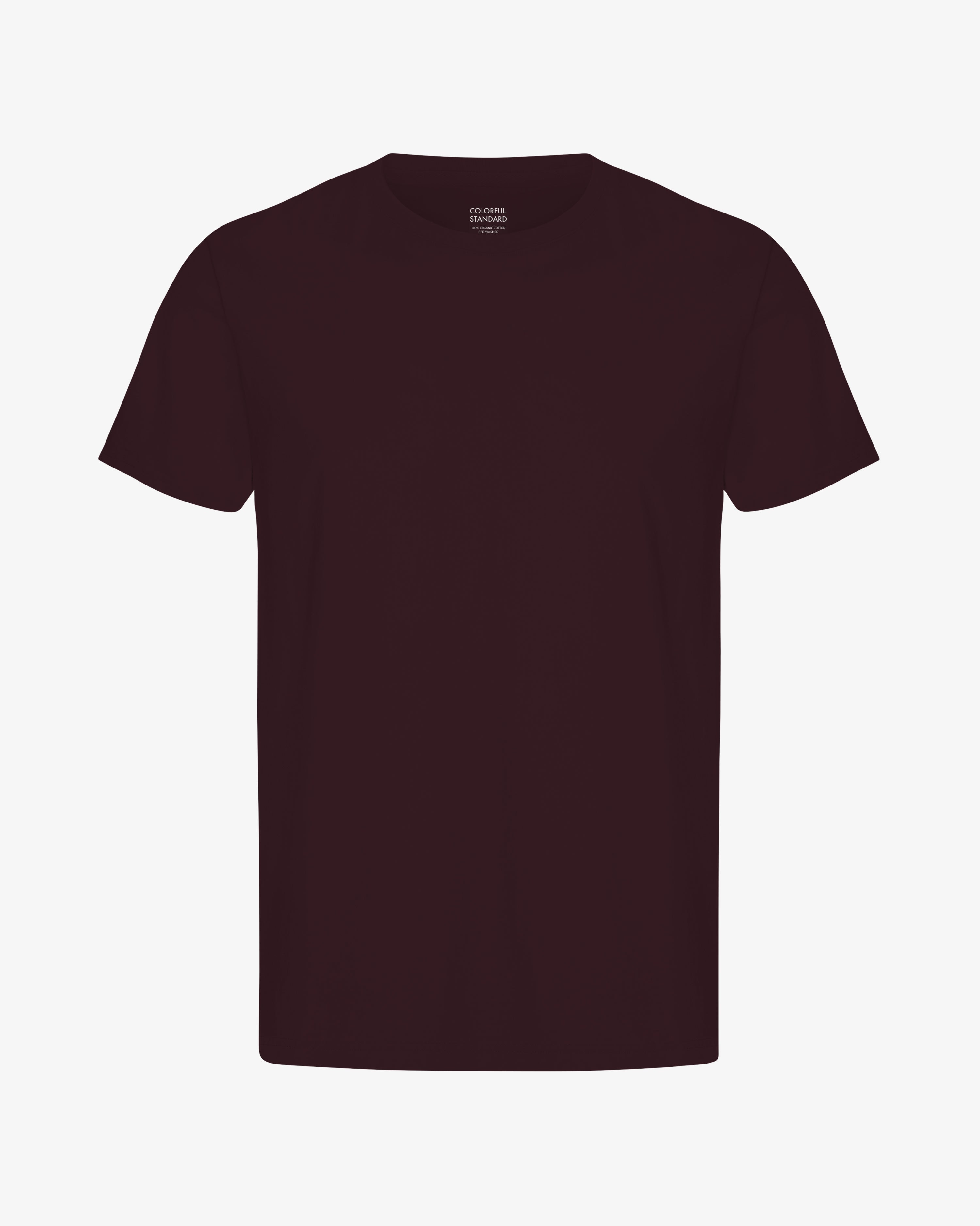 Classic Organic Cotton T-Shirt for Men & Women - Oxblood Red | Eco-Friendly Casual Wear for Everyday Comfort & Style