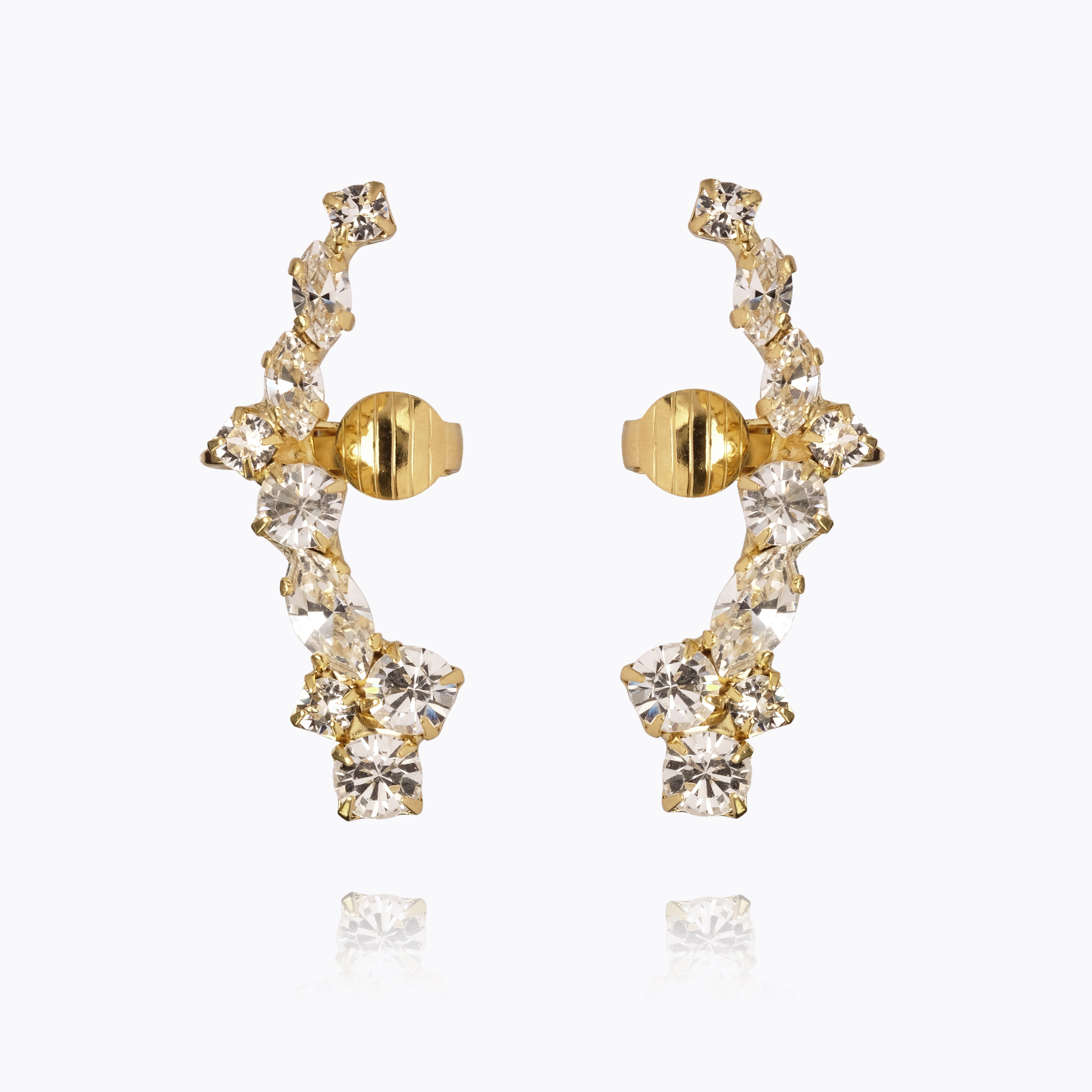 Mirabel Crystal Earrings for Women - Elegant Dangle Drop Earrings for Party, Wedding & Evening Wear | Hypoallergenic & Lightweight Fashion Jewelry