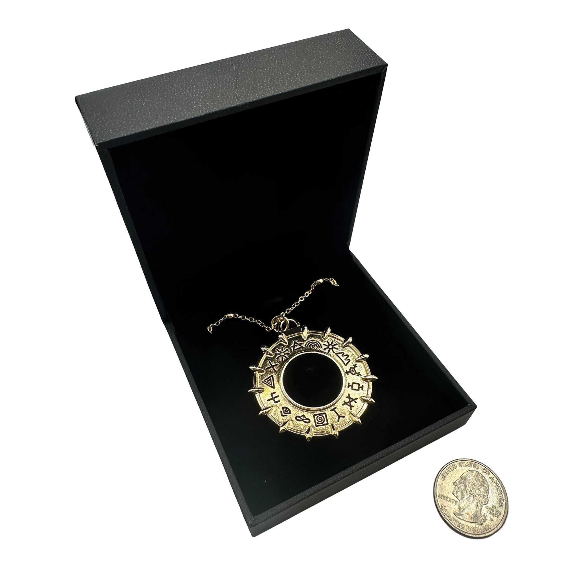 Dungeons & Dragons Jewelry - Amulet of the Planes Necklace | Fantasy RPG Accessory for Cosplay, LARP & Tabletop Gaming