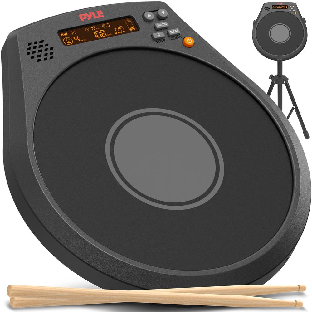 Electronic Drum Practice Pad with Headphone Jack - Portable Quiet Drumming for Home, Studio & Travel - Perfect for Beginners & Professionals