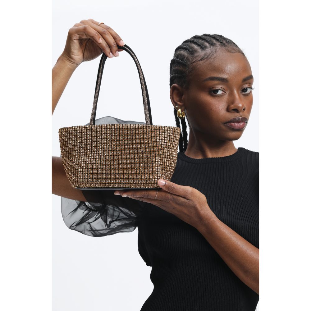 Elegant Raina Evening Bag for Women - Clutch Purse with Rhinestone Decor for Parties, Weddings & Special Occasions