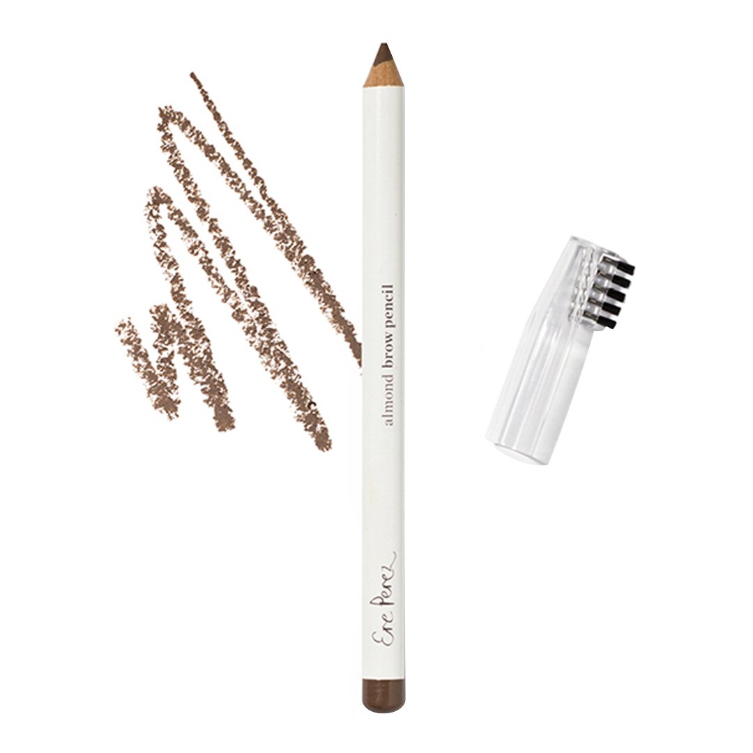 Natural Almond Eyebrow Pencil - Waterproof & Long-Lasting Eyebrow Makeup for Perfect Brows - Ideal for Daily Use, Professional Makeup & On-The-Go Touch Ups