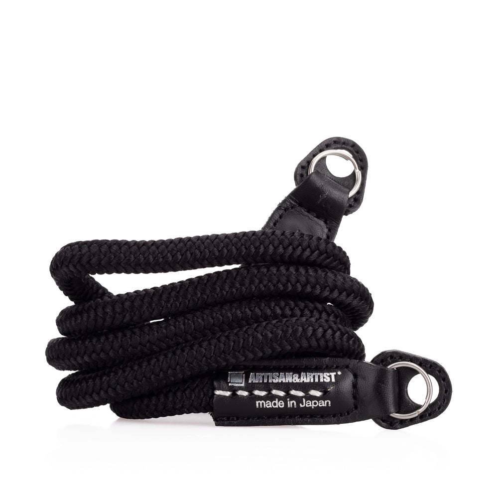 Artisan & Artist ACAM 301A Premium Silk Neck Strap for Cameras - Black | Comfortable & Durable Camera Strap for DSLR, Mirrorless & Film Cameras | Perfect for Travel, Photography & Professional Use