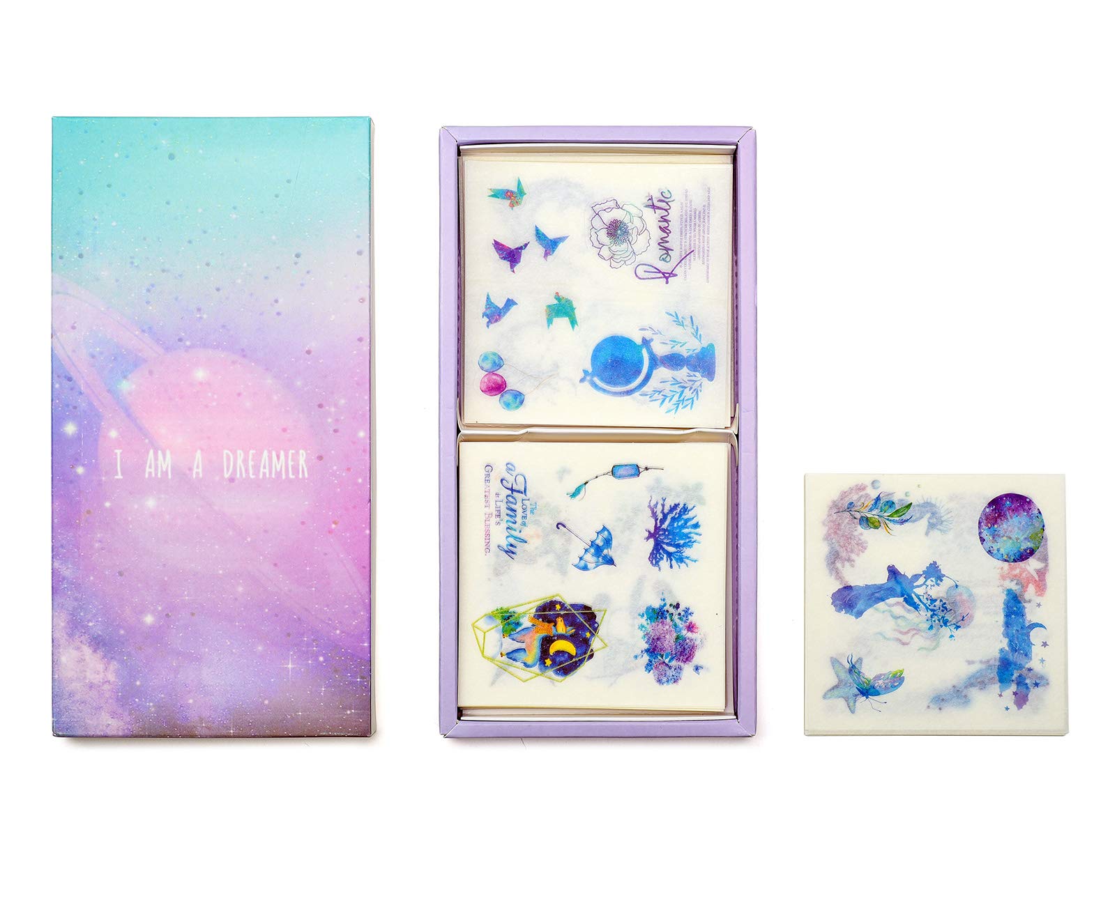 100PCS Kawaii Galaxy Cartoon Letter Stickers for Journaling, Scrapbooking & Planner Decor - Cute Korean Stationery Stickers for Adults, Teens & DIY Craft Projects - Perfect for Bullet Journals, Photo Albums & Gift Wrapping