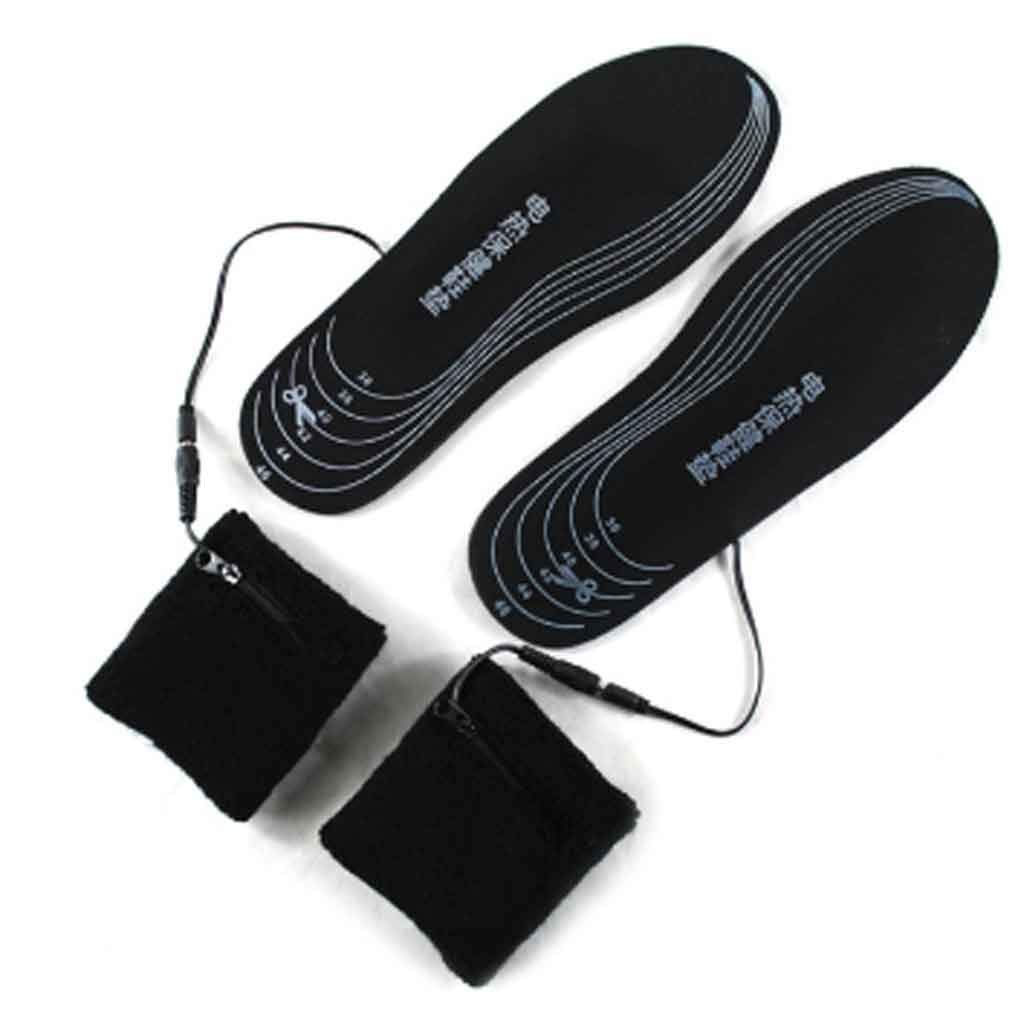 Electric Heated Insoles for Winter - Rechargeable Lithium Battery Heated Foot Warmers for Boots & Shoes | Stay Warm in Cold Weather for Outdoor Activities, Hiking & Snow Sports