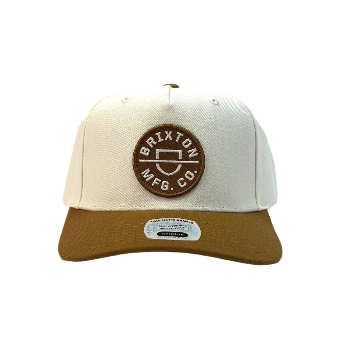 BRIXTON The Crest C MP Snapback Hat for Men - Adjustable Dad Hat with Classic Logo - Perfect for Casual Wear, Outdoor Activities & Street Style Fashion