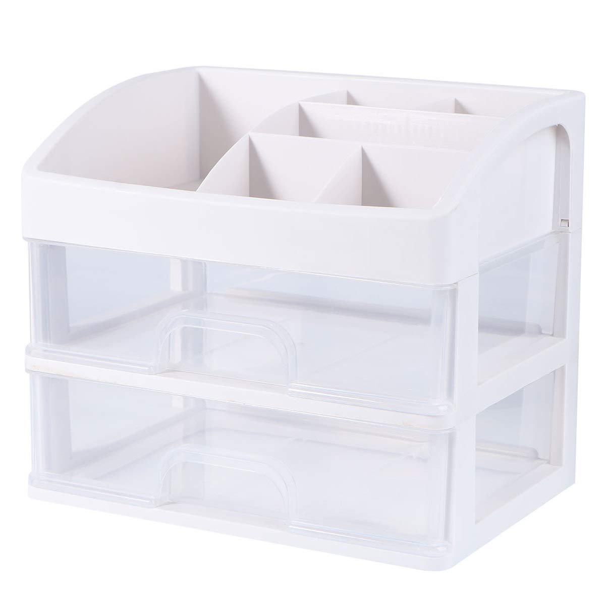 Cabilock Jewelry Storage Box with Smooth-Operating Drawers - Makeup Organizer for Home & Bedroom - Perfect for Organizing Necklaces, Rings & Cosmetics