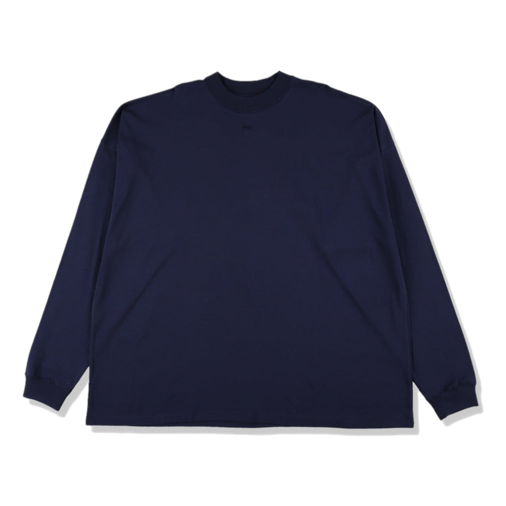 A.H. Men's Long Sleeve T-Shirt - Navy Blue Crew Neck Casual Shirt for Everyday Wear, Work & Outdoor Activities