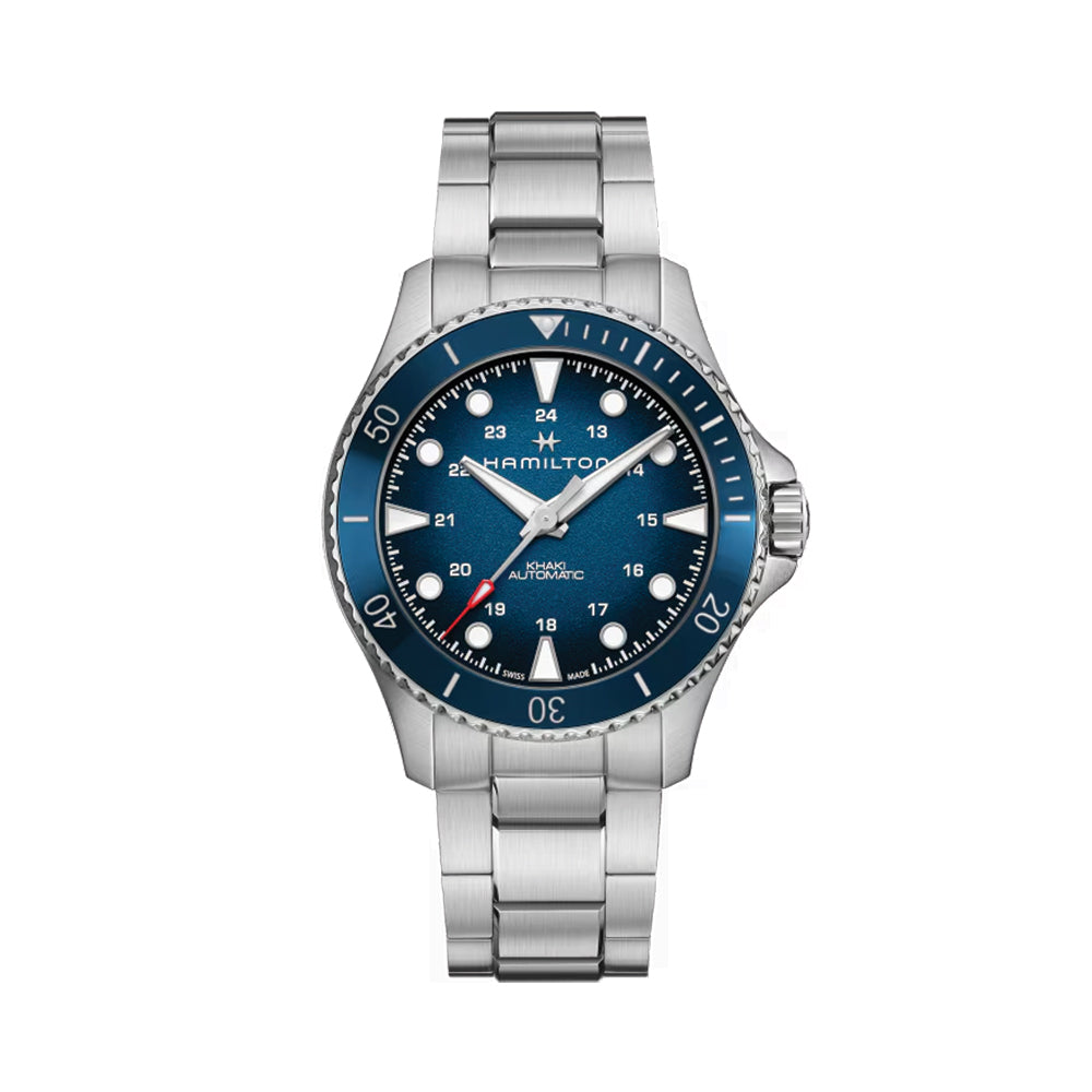 Khaki Navy Scuba 43mm Automatic Diver Watch - Waterproof Luxury Men's Wristwatch for Swimming, Diving & Outdoor Adventures