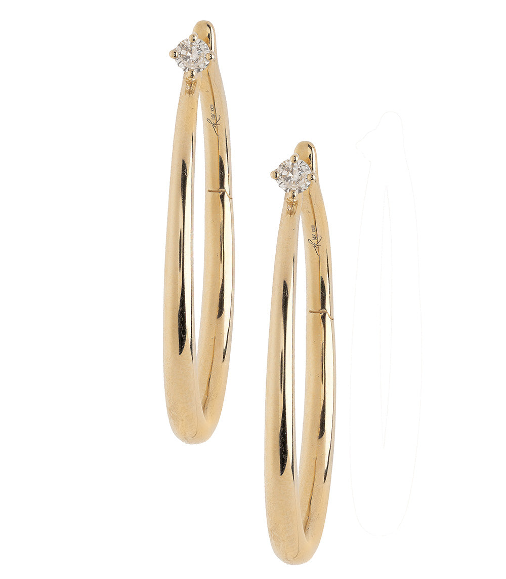 Large Estée Hoops - Stylish Gold-Plated Hoop Earrings for Women | Perfect for Everyday Wear, Parties & Special Occasions