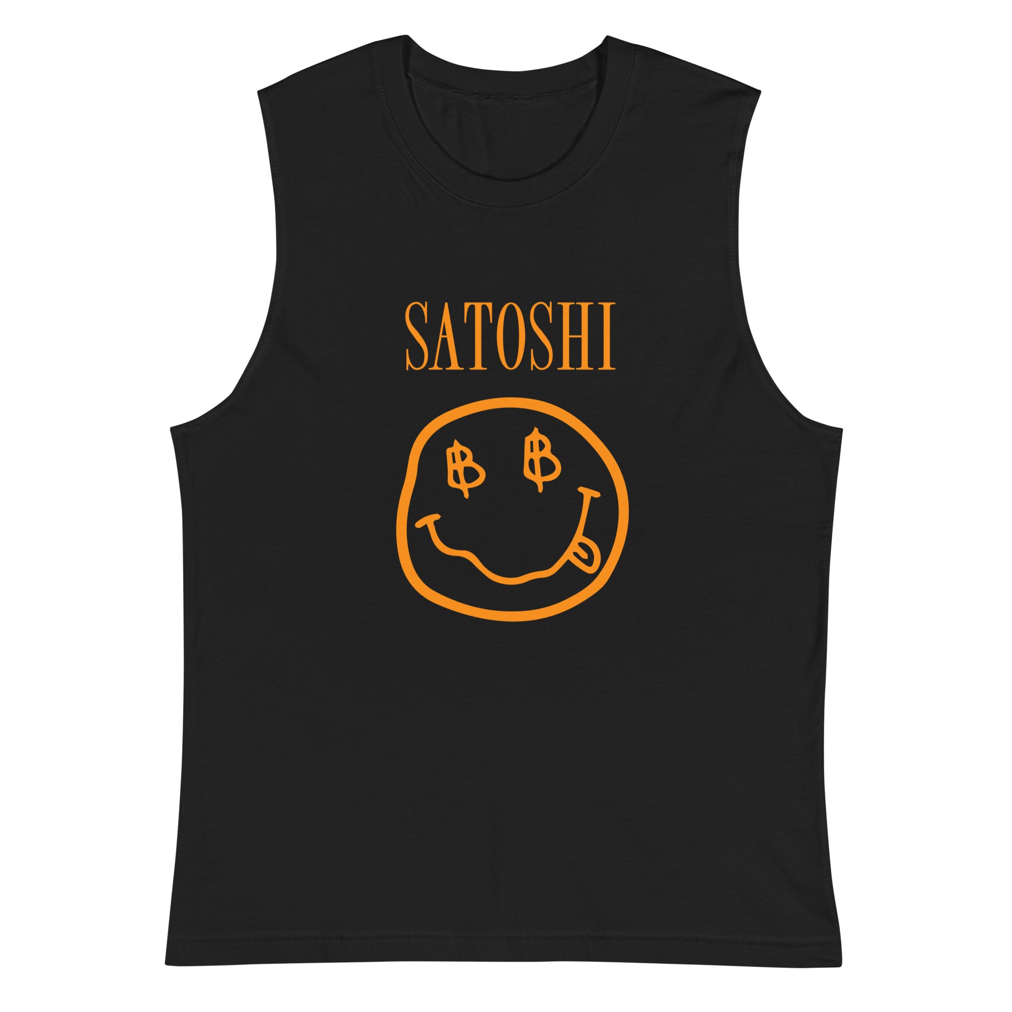 Bitcoin Crypto Muscle Shirt for Men - Satoshi Inspired Graphic Tee - Perfect for Gym, Workout & Casual Wear