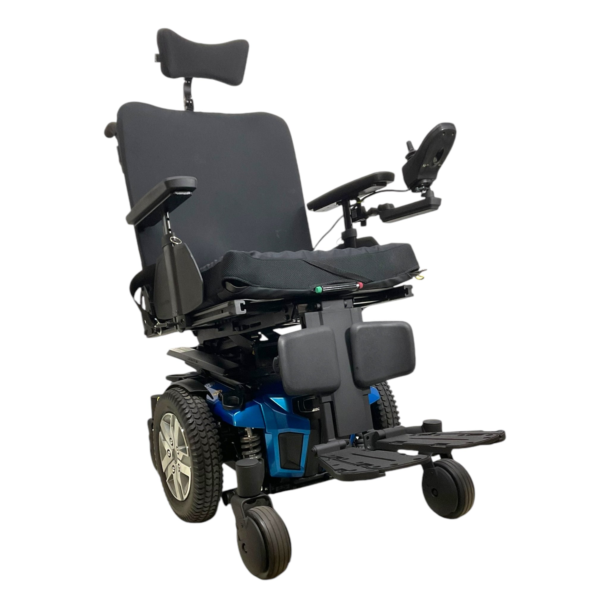 2023 Pride Mobility Quantum J4 Power Wheelchair with Powered Tilt & ROHO Cushion - Electric Mobility Scooter for Indoor/Outdoor Use, Ideal for Seniors & Disabled Adults
