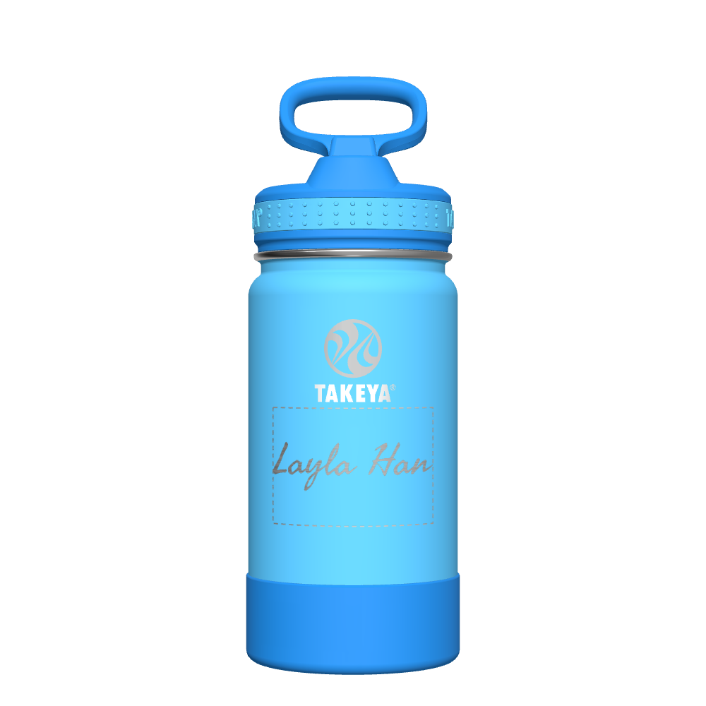 Custom Kids Water Bottle with Straw Lid - BPA Free, Leak Proof & Durable - Perfect for School, Sports & Outdoor Activities