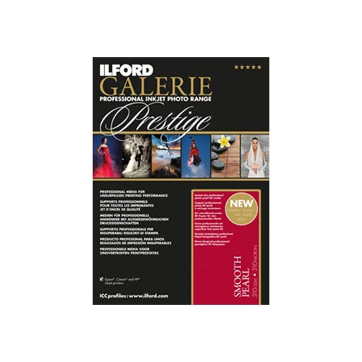 Ilford Galerie Prestige Smooth Pearl Photo Paper - Premium Glossy Finish for Professional Photography, Art Prints & Home Decor (8.5x11 Inches) - Perfect for Portraits, Exhibitions and Creative Projects