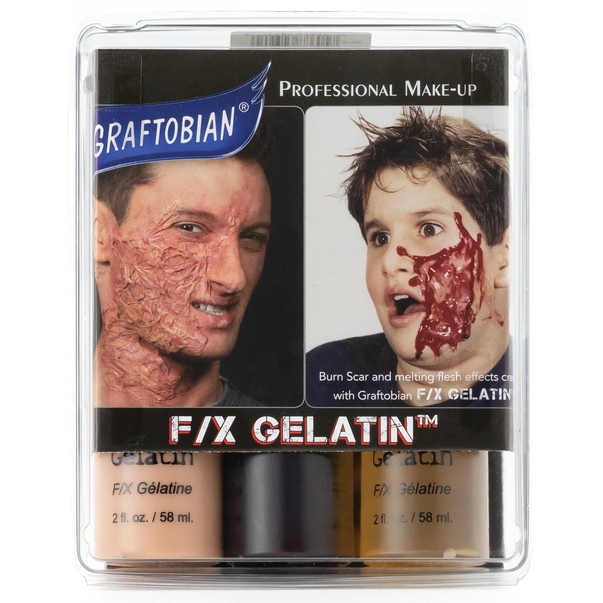 FX Gelatin™ Special Effects Gel - Professional Makeup & Halloween SFX for Scars, Wounds & Prosthetics - Perfect for Cosplay, Theater & Film Productions