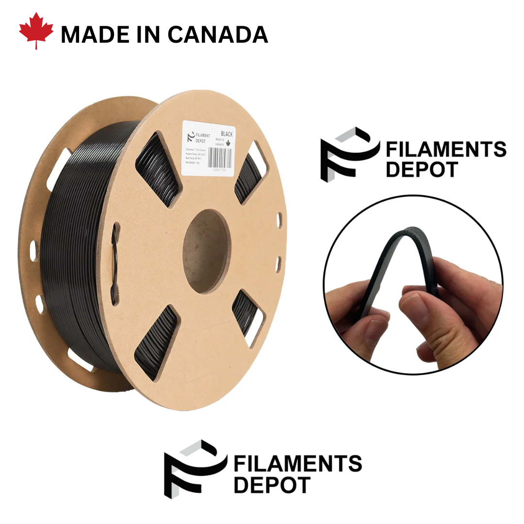 Filaments Depot Tough PLA 3D Printer Filament - High Strength, Durable & Easy to Print - Perfect for Functional Prototypes, DIY Projects & Engineering Applications