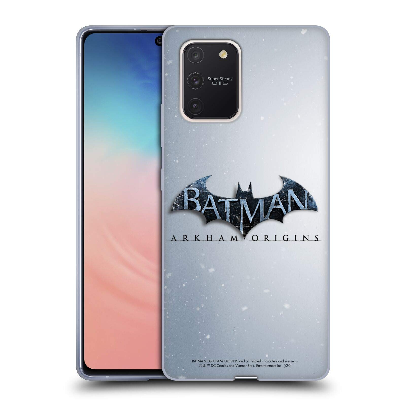 Head Case Designs Officially Licensed Batman Arkham Origins Soft Gel Case for Samsung Galaxy S10 Lite - Protective Phone Cover for Gaming Fans & Daily Use