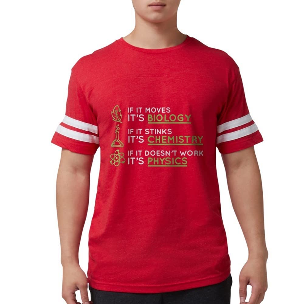 Science Football T-Shirt for Men - Graphic Tee with Football Design | Perfect for Game Day, Sports Fans & Casual Wear