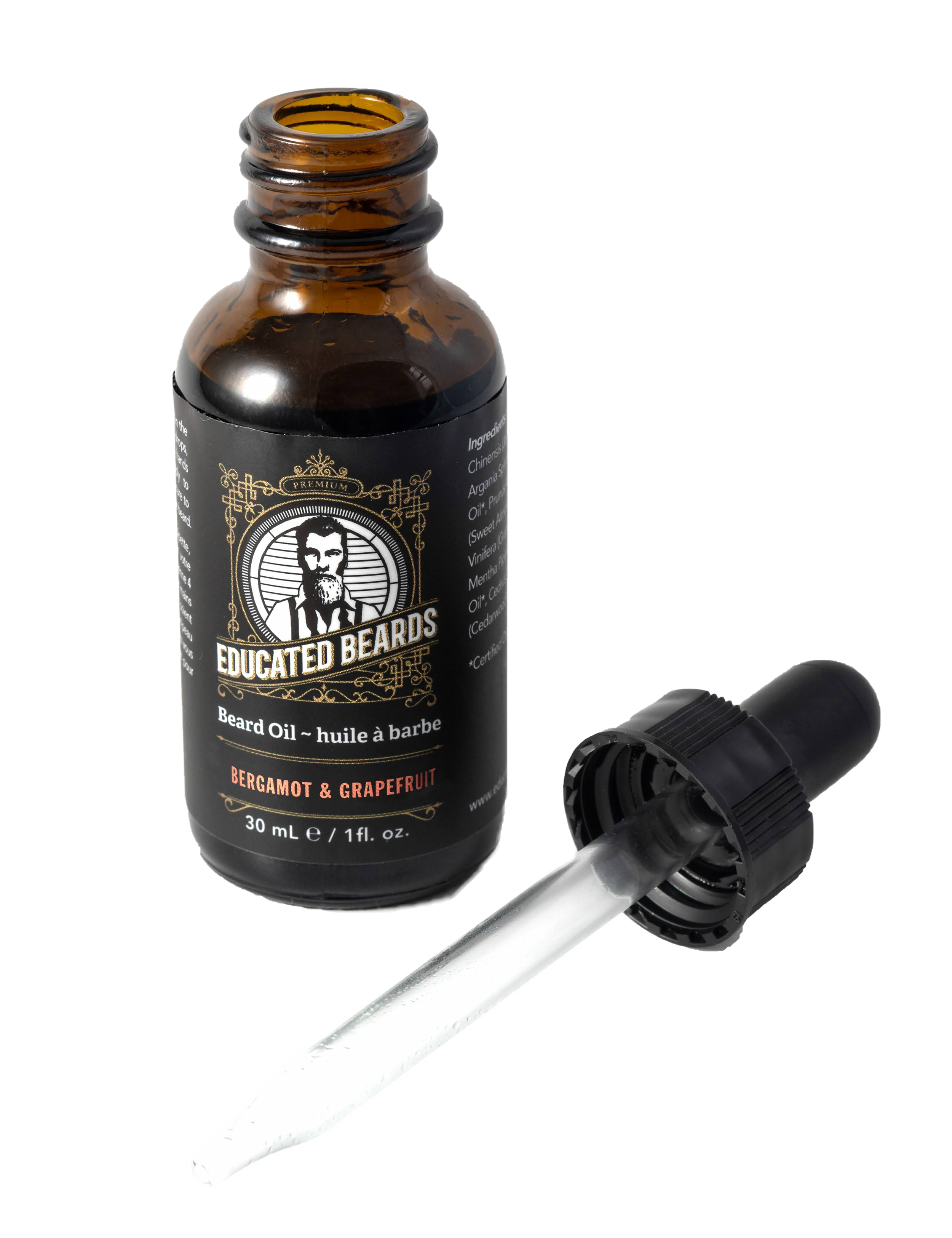 Premium Beard Oil for Men - Natural & Organic Grooming Oil for Soft, Healthy Beards - Ideal for Daily Use & Styling