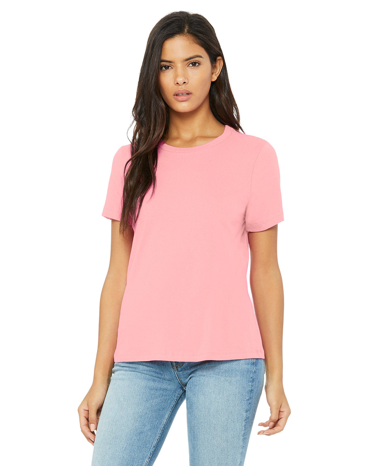 Bella + Canvas B6400 Women's Relaxed Fit Jersey Short Sleeve T-Shirt - Soft Cotton Tee for Casual Wear, Lounge & Everyday Outfits