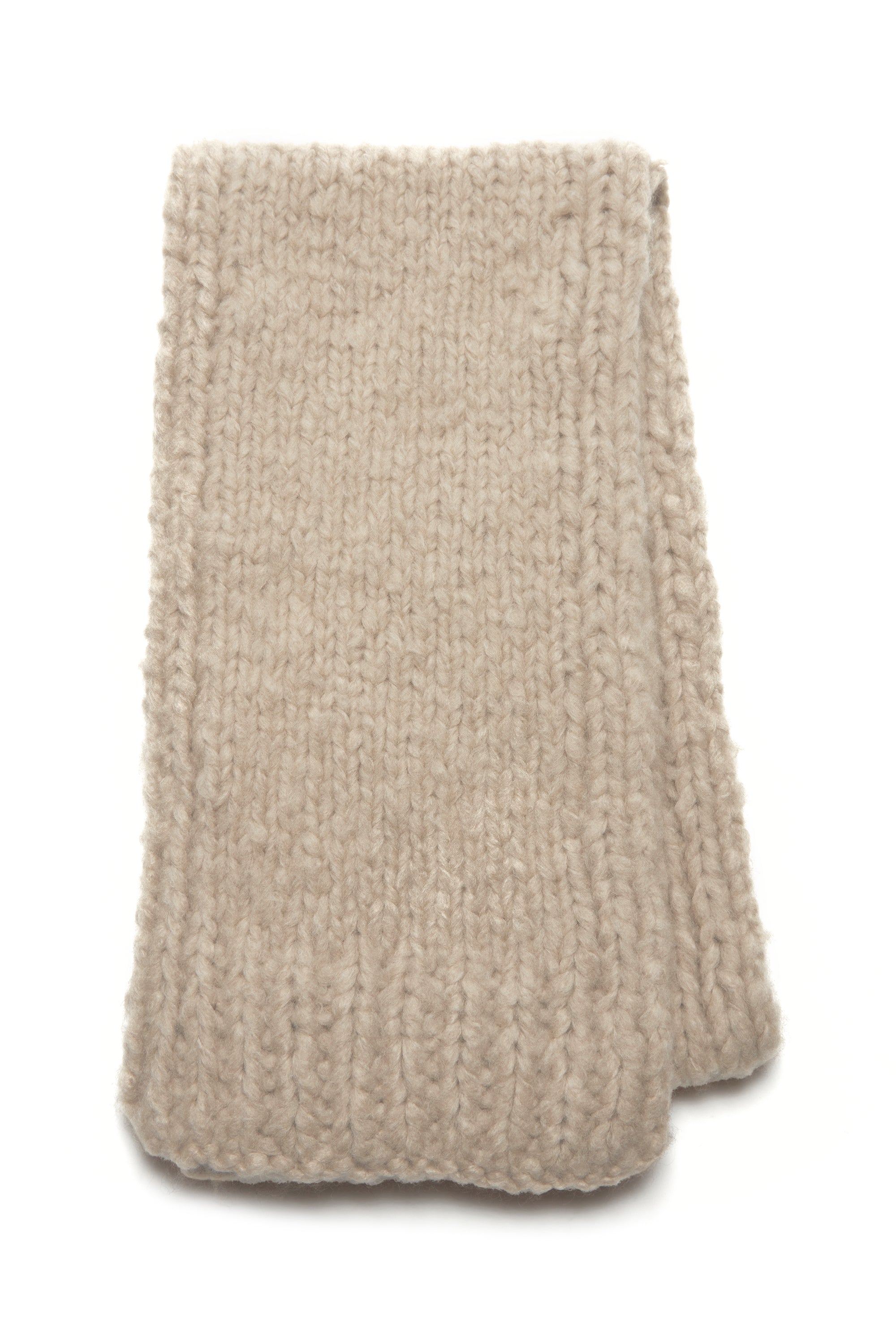 Premium Oatmeal Welfat Cashmere Knit Scarf - Soft Winter Wrap for Women & Men - Perfect for Cold Weather, Office & Outdoor Activities