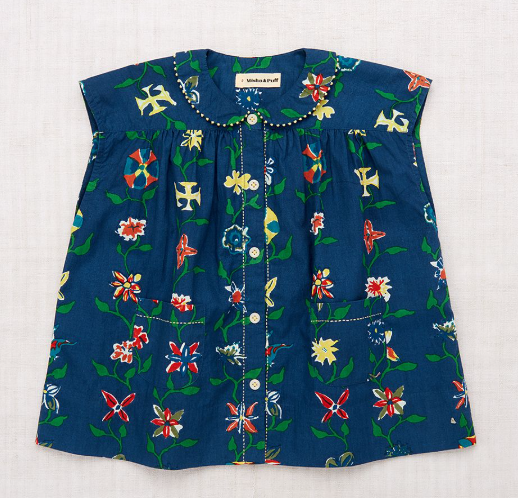 MISHA & PUFF NANNA TUNIC TOP for Baby Girls (12M 24M) - Soft Organic Cotton Casual Wear for Playdates & Family Outings