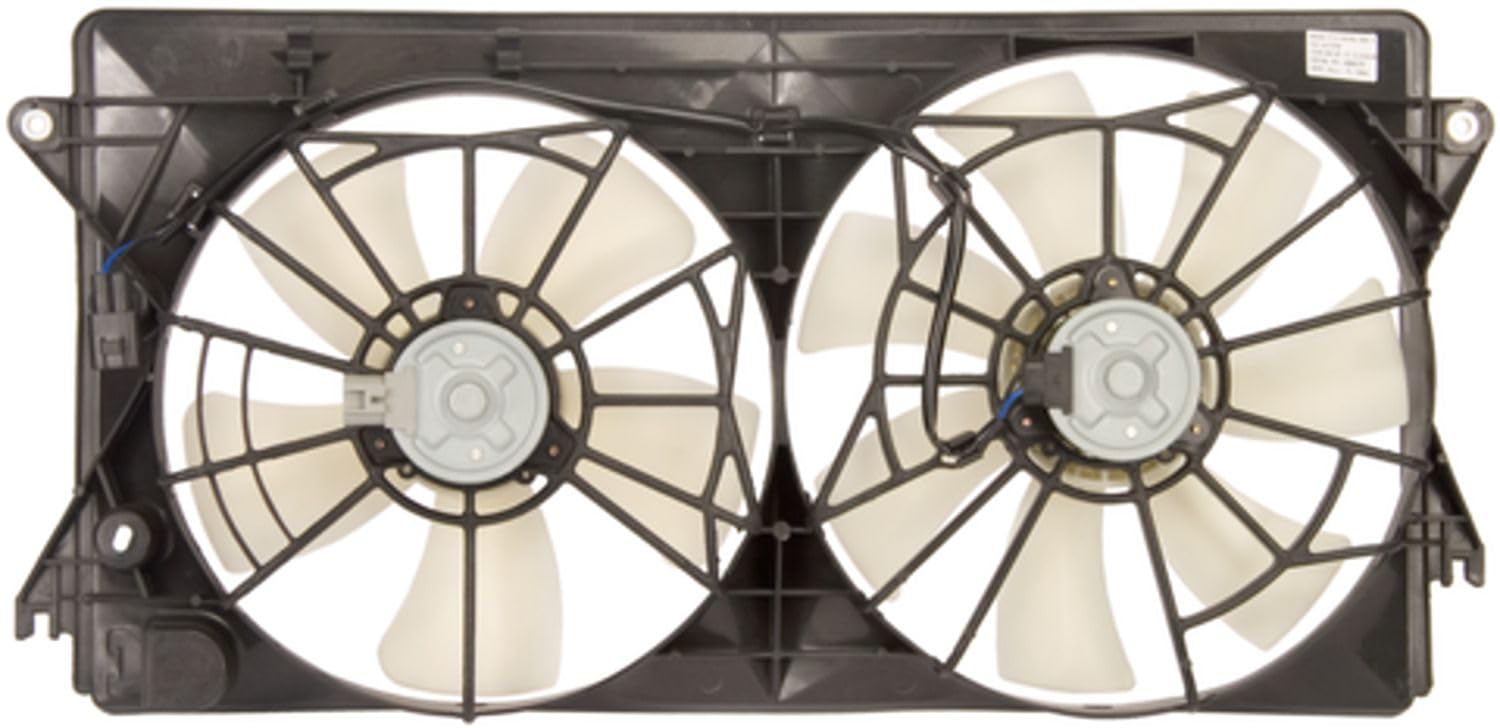 Four Seasons 75656 Radiator Fan Motor Assembly - Replacement for Car Cooling System - Perfect for Overheating Prevention & Engine Temperature Control - Ideal for Daily Commute, Road Trips & Heavy-Duty Driving