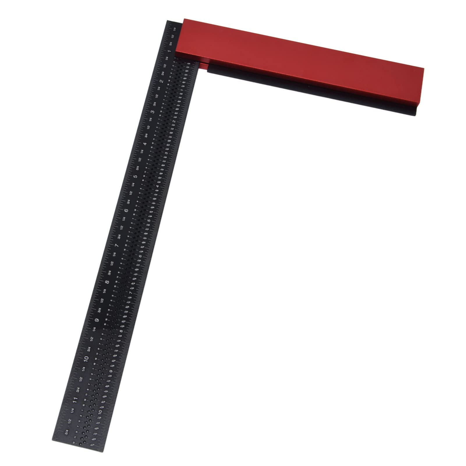 Premium Aluminum Alloy Carpenter Square - Woodworking Ruler with Right Angle for Accurate Measuring | Portable & Durable Tool for DIY Projects, Carpentry, and Home Renovation
