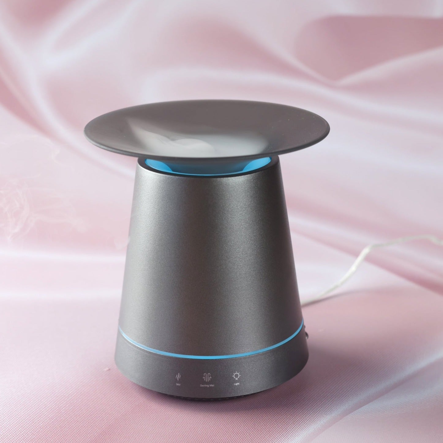 Aroma Drift Dual Mist Diffuser Charcoal - Premium Essential Oil Diffuser for Home & Office, Ultrasonic Aromatherapy Humidifier with Auto Shut-Off, Perfect for Relaxation, Yoga & Spa