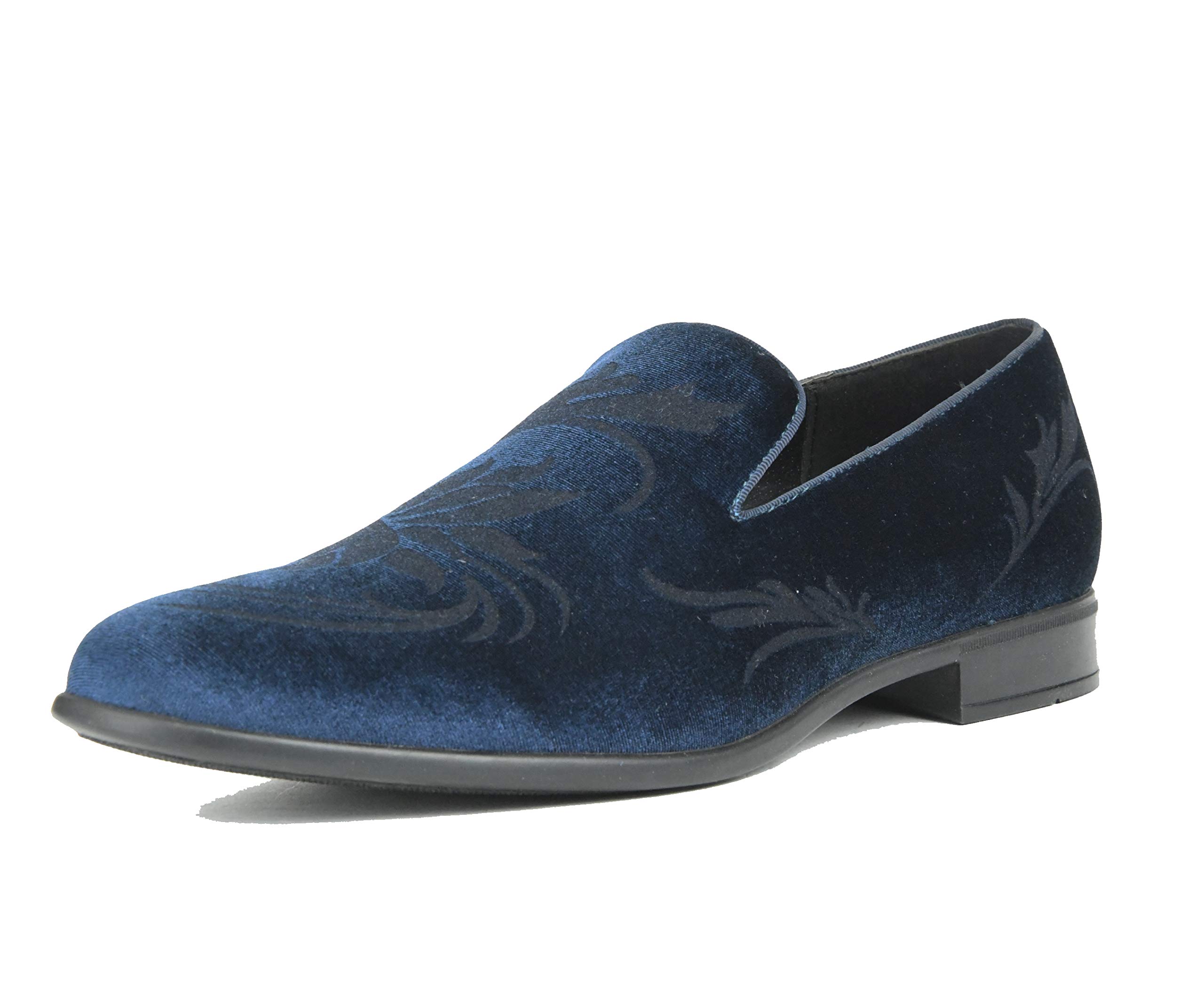 Amali Arcola Men's Penny Loafers - Classic & Modern Slip-On Dress Shoes with Moc Toe - Comfortable Casual Business Loafers for Work, Office, Wedding and Daily Wear