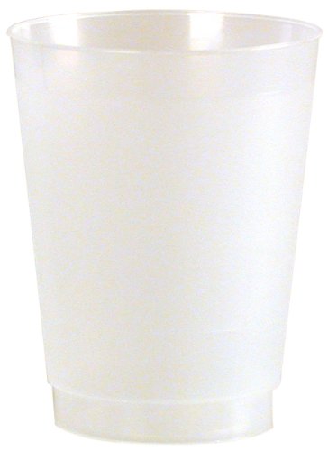 Frost-Flex 12oz Plastic Drinking Cups - 500 Pack, Durable & Shatterproof Frosted Tumblers for Parties, Picnics & Outdoor Events - BPA-Free Reusable Cups for Cold Beverages, Smoothies & Iced Coffee